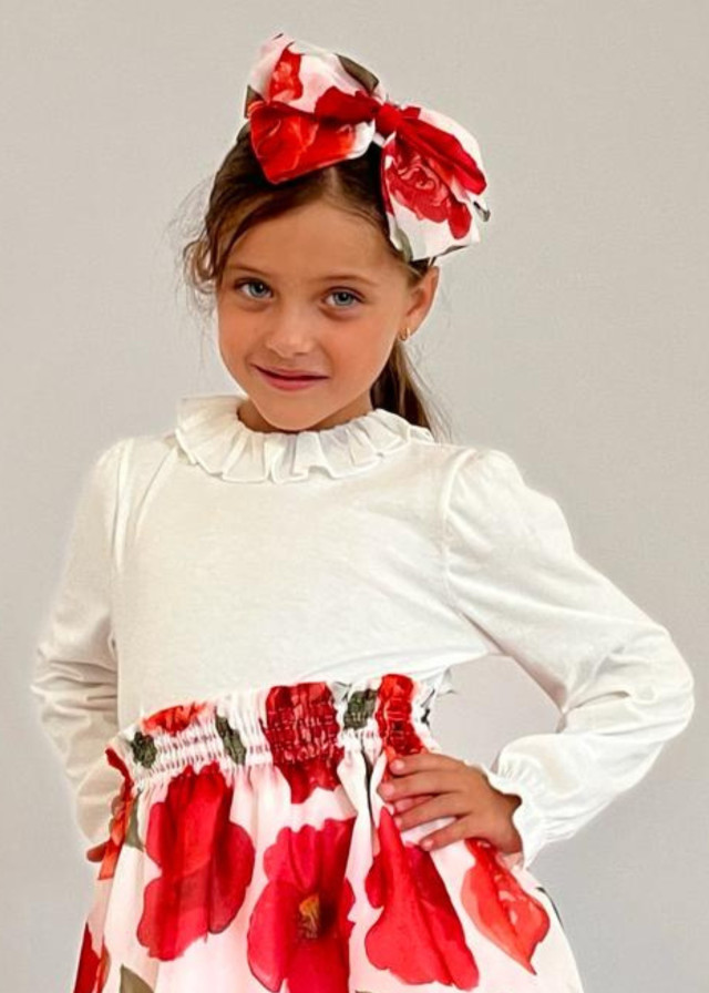 Blusa ivory / Algodón Jersey
