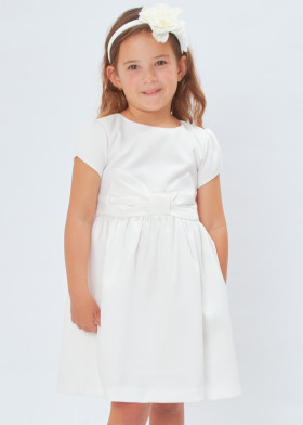 Vestido Jacquard Ivory