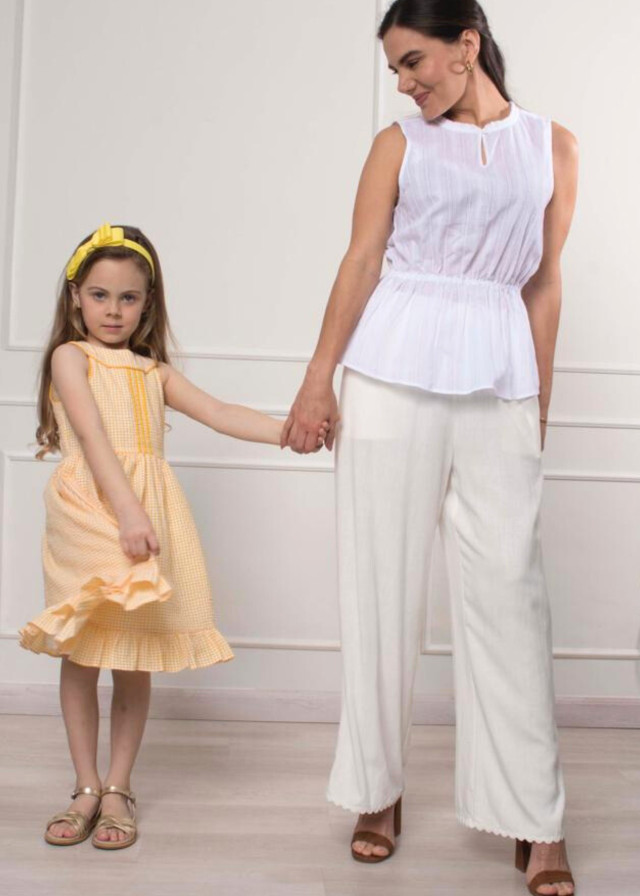 Blusa mujer Alice nansú labrado ivory