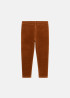 Legging de terciopelo terracota