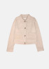 Casaca Mujer Susan en corduroy beige