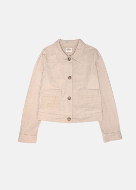 Casaca Mujer Susan en corduroy beige