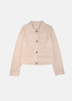Casaca Mujer Susan en corduroy beige