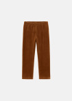 Legging de terciopelo canela