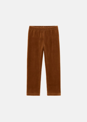 Legging de terciopelo canela