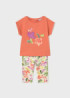 Conjunto de bebé niña leggings floreado | Mayoral