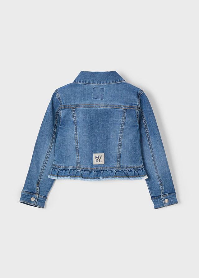 Casaca de niña denim oscuro | Mayoral