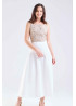 Falda mujer ivory forrada 100% algodón | Sètelle