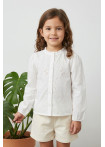 Blusa bordado mariposas para niña