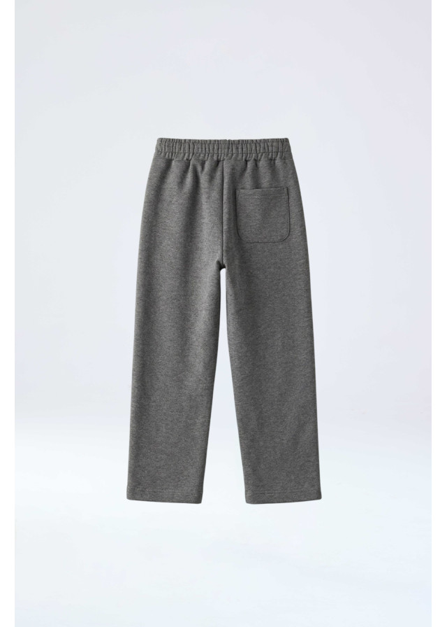 Pantalón charcoal con pliegues para niña