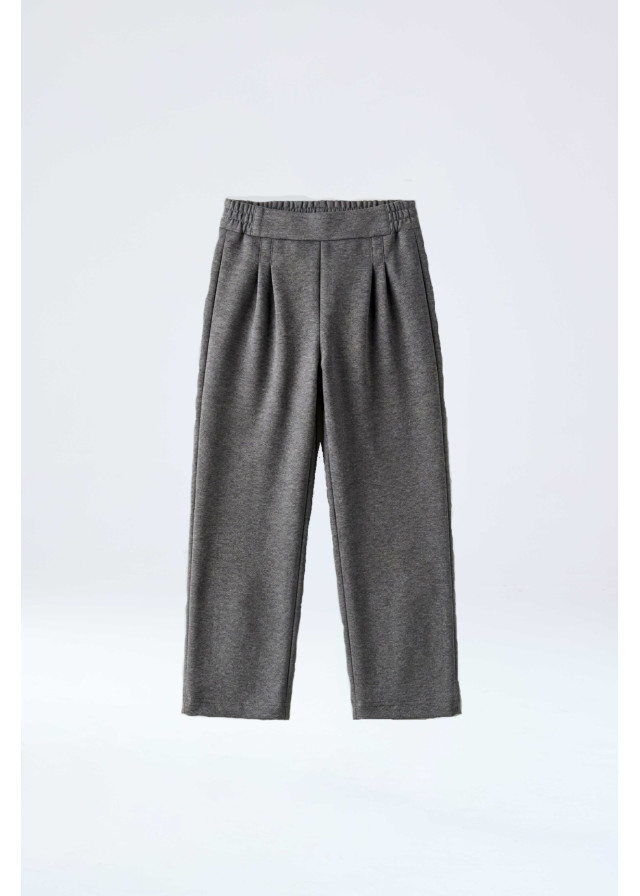 Pantalón charcoal con pliegues para niña
