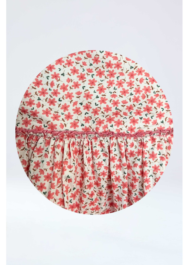 Vestido de Algodón Estampado para Niña