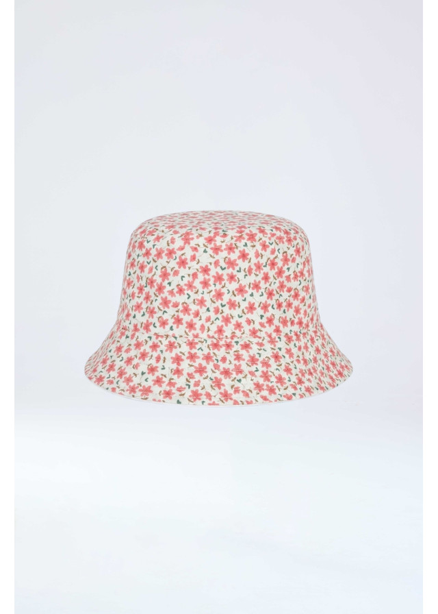 Gorro reversible para niña de algodón