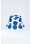 Gorro Reversible de bolas Azules para Niñas